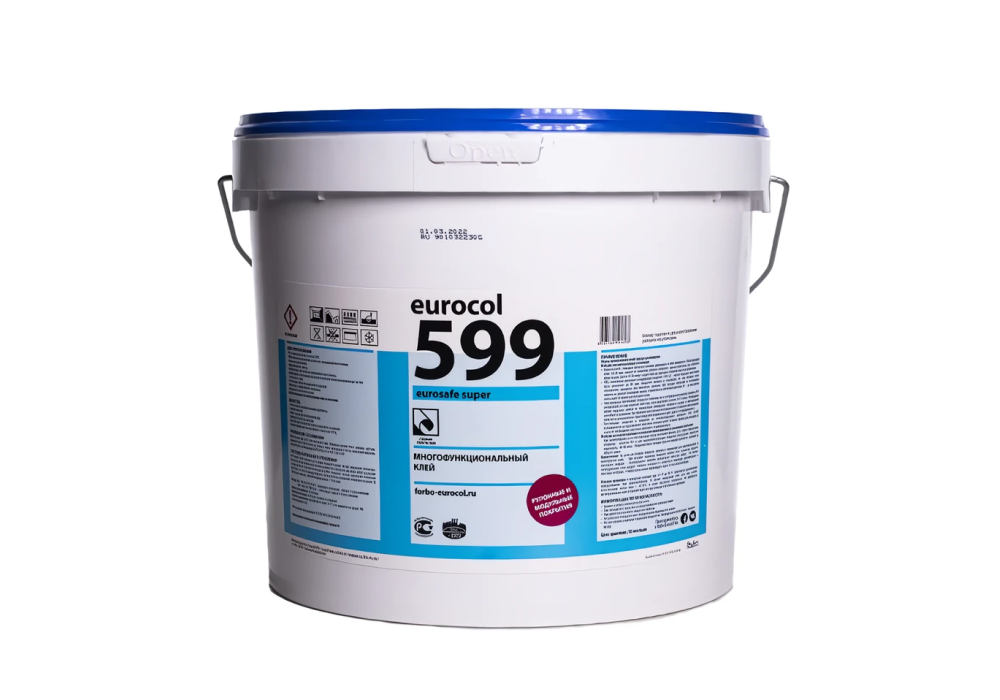 Водно-дисперсионный клей Eurosafe Super 20 кг