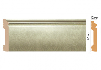 Плинтус напольный из дюрополимера Decomaster D005-373ДМ (79*13*2400мм)
