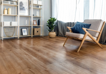 Кварц-виниловый SPC ламинат Alpine Floor Real Wood ECO / Риал Вуд ЭКО 2-1 Дуб Royal Синхронное тиснение