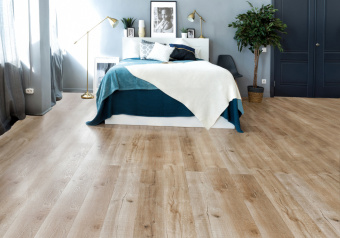 Кварц-виниловый SPC ламинат Alpine Floor Real Wood ECO / Риал Вуд ЭКО 2-5 Дуб Натуральный Синхронное тиснение